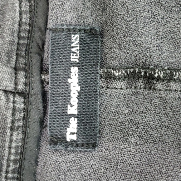 THE KOOPLES Jeans Faded Black Denim Coat Gilet Vest Sleeveless Jacket Hood XS - Picture 10 of 11